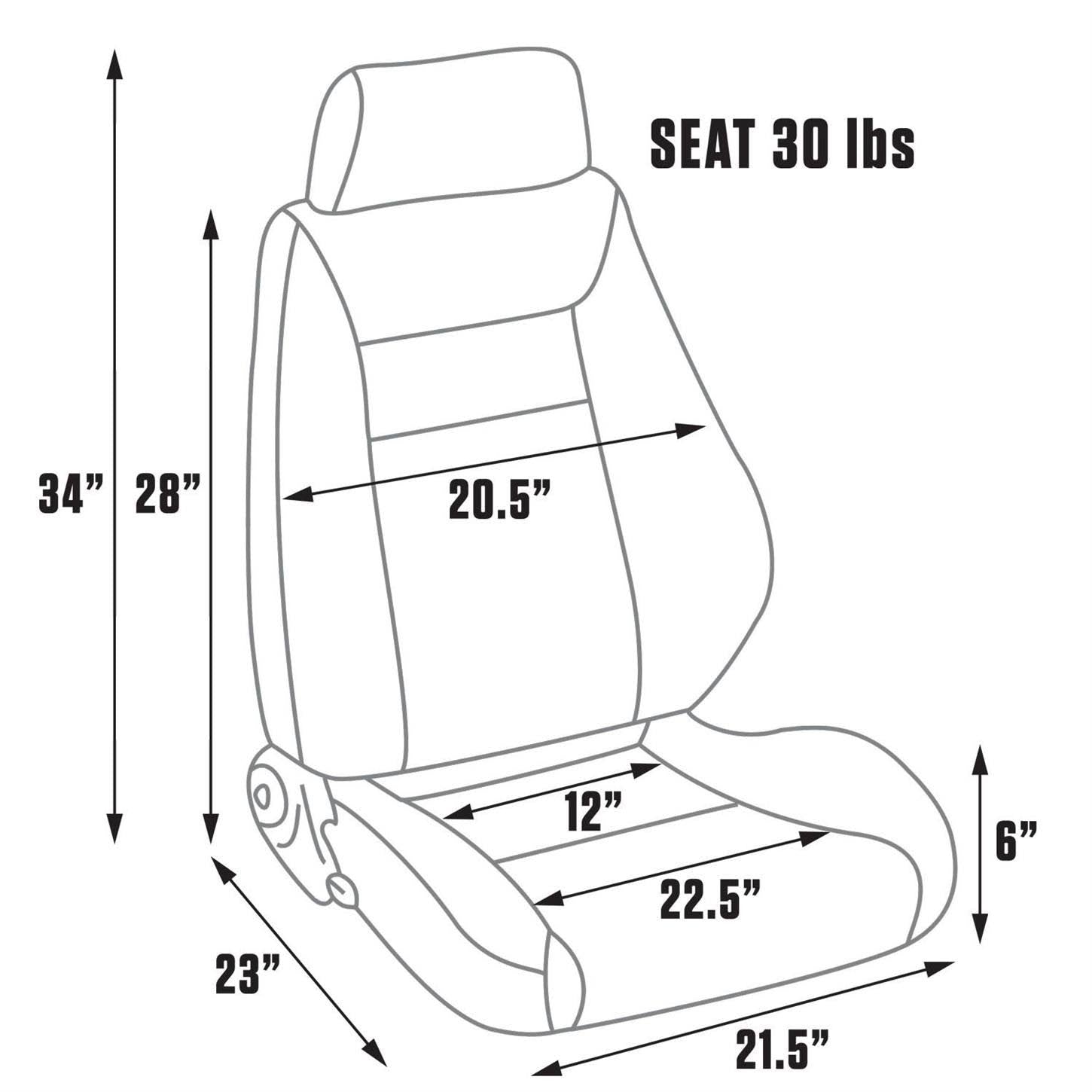 Driver Seat Vinyl 80-1100-56L a7