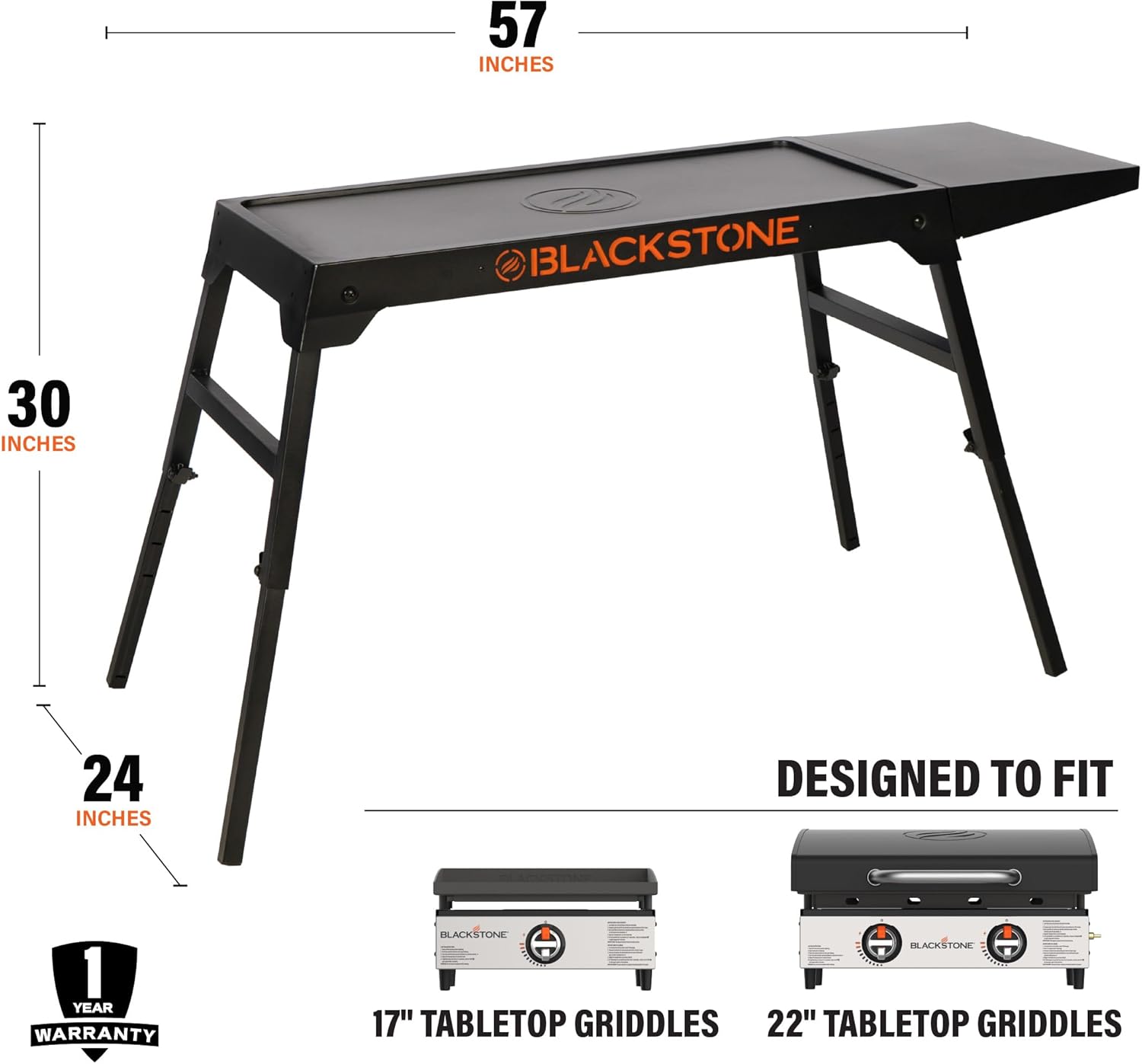 Blackstone 5477 On-The-Go XL Tabletop Griddle Stand D864