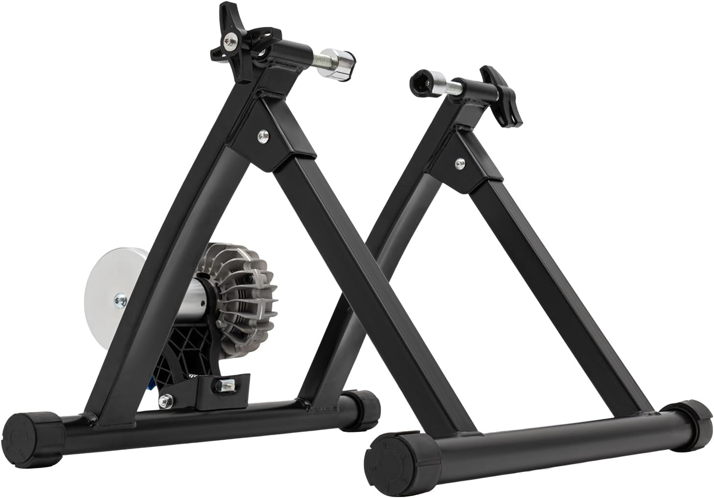 Stationary Bike Stand Magnetic Bicycle Stationary Stand for Indoor Exercise Riding, 26-29" & 700CC Wheels, Bike Trainer Stand for Indoor Riding Quick Release Bike Trainer