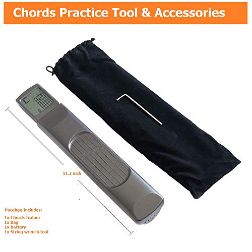 Pocket Guitar Chord Practice Tool with Rotatable Chords Chart N966535