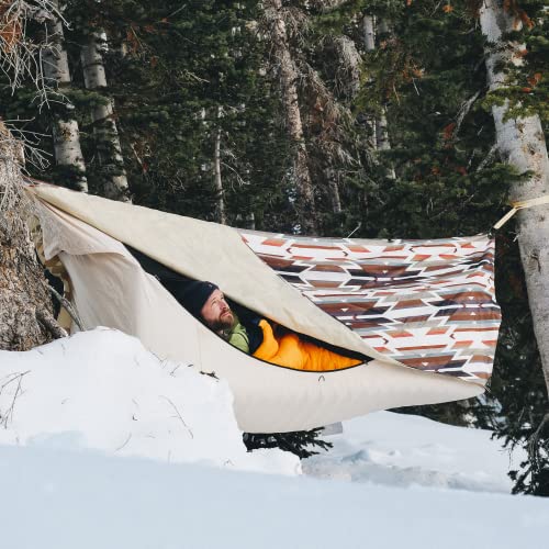 Haven Tents Lay Flat Hammock Tent with Mosquito Net, Insulated Pad and Rainfly M380