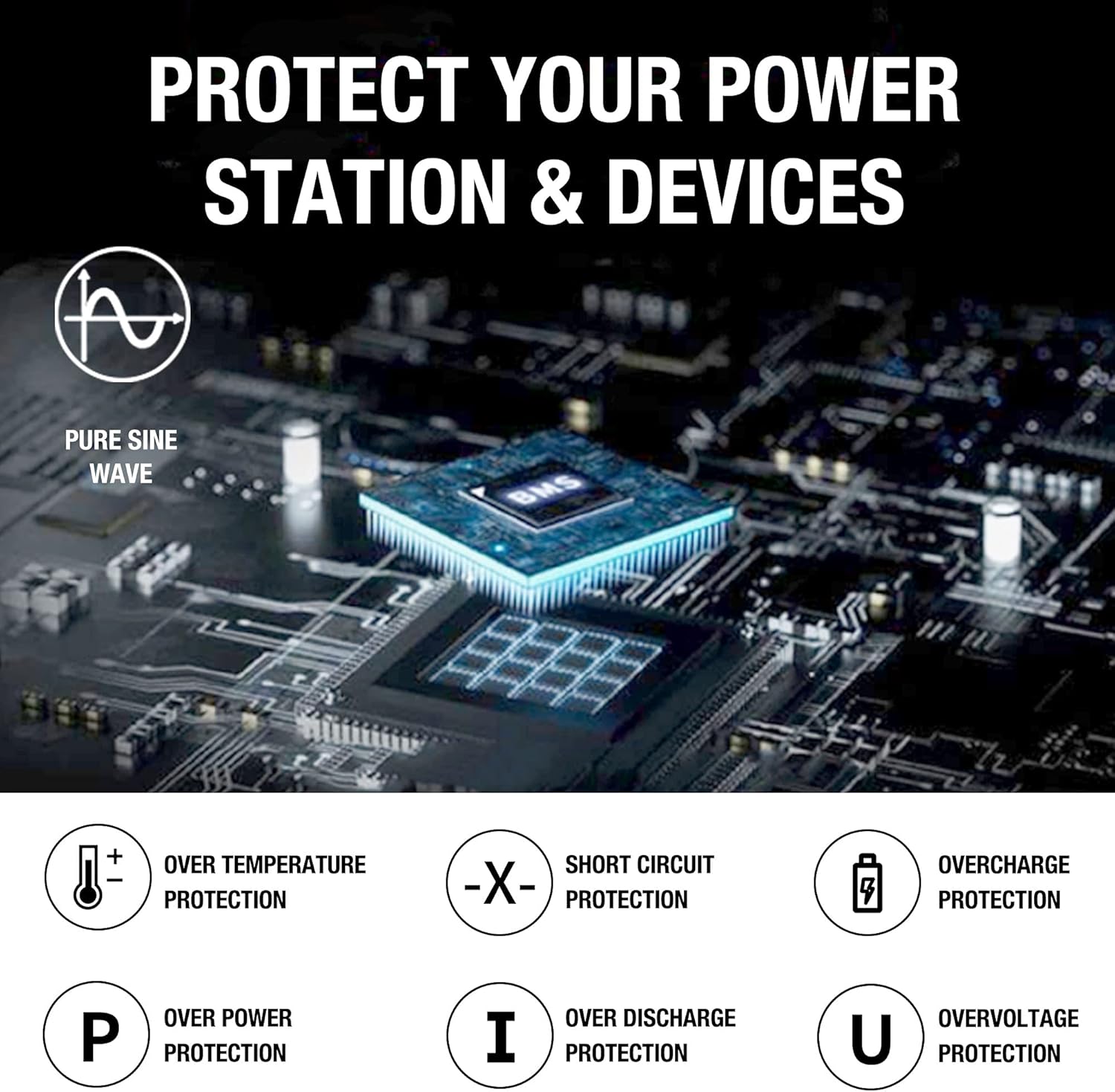 Portable Power Station 518Wh Solar Generator m7