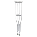 BodyMed Lightweight Aluminum Crutches Pair, Adult, Medium, 5' 2"–5' 10" – Height Adjustable Crutches – Includes Padded Underarm Cushions, Hand Grips, & Rubber Tips