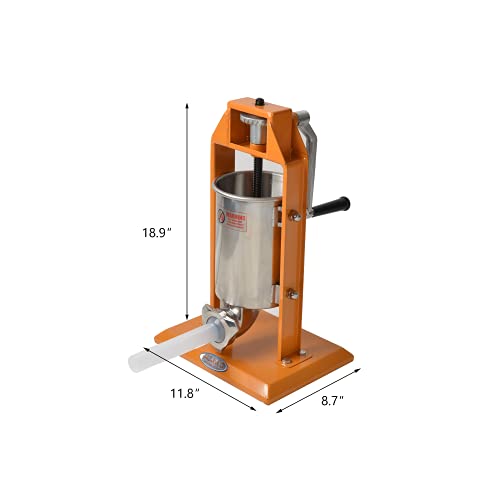 Hakka Sausage Stuffer and Vertical Sausage Maker 7Lb Z256