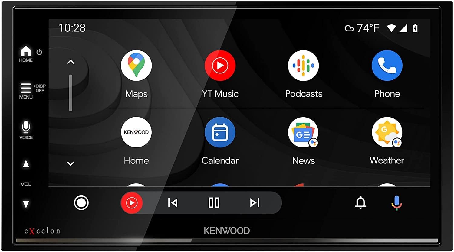 KENWOOD DMX709S eXcelon 6.95" Capacitive Touch Screen Car Stereo with CarPlay and Android Auto P8375