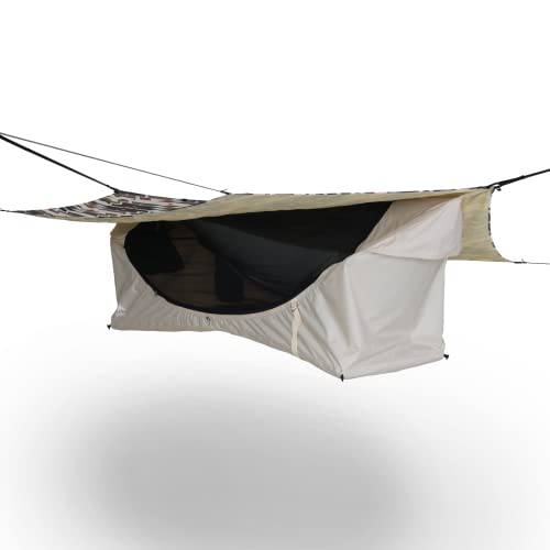 Haven Tents Lay Flat Hammock Tent with Mosquito Net, Insulated Pad and Rainfly M380