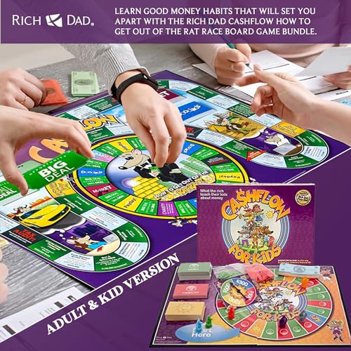 Cashflow Board Game Educational Finance Game for Family 7k
