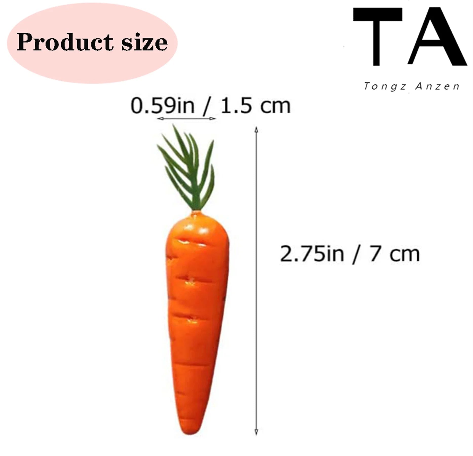 Mini Carrots for Crafts P429345