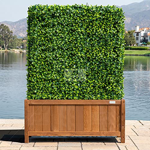 Wooden Planter Box for Patio Garden Indoor Outdoor a7k