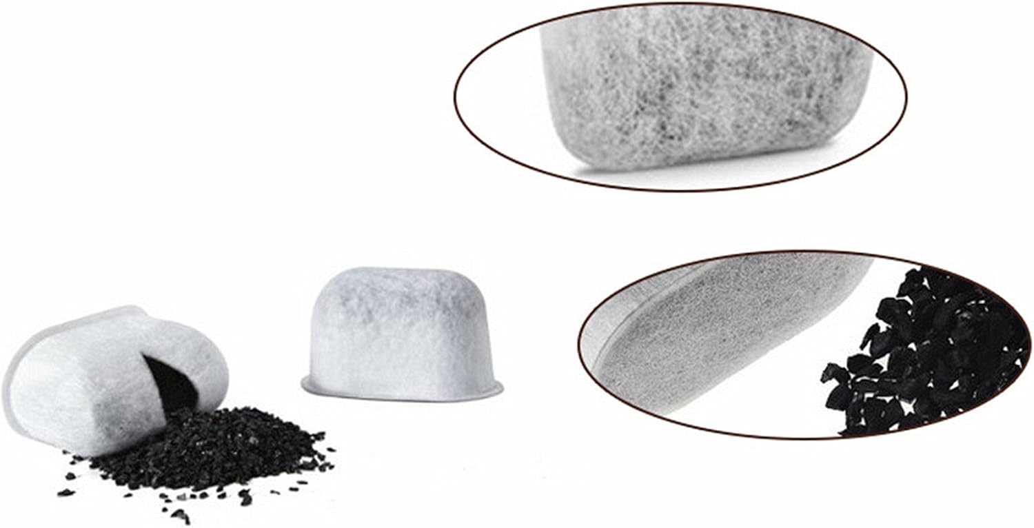 6 Replacement Charcoal Water Filters for Cuisinart Coffee Maker B489701