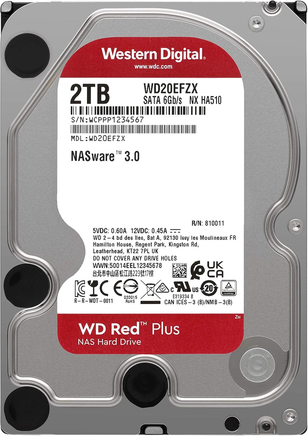 12TB NAS Internal Hard Drive HDD 7200 RPM SATA 3.5 a7
