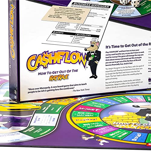 Cashflow Board Game Educational Finance Game for Family 7k