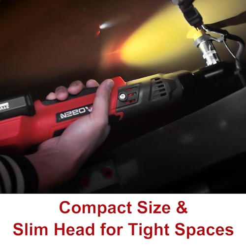 AOBEN Cordless Electric Ratchet Wrench Set 3/8" 12V with 2 Batteries and Charger P223013