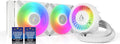 ARCTIC Liquid Freezer III 240 A-RGB - CPU AIO Water Cooler, Water Cooling PC, Intel & AMD, Efficient PWM-Controlled Pump, Fan: 200–2000 RPM, LGA1851 and LGA1700 Contact Frame - White