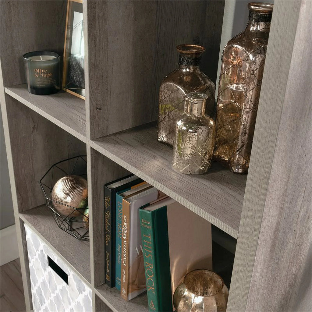 Sauder 8-Cube Organizer Storage Bookshelf, Mystic Oak Q9385