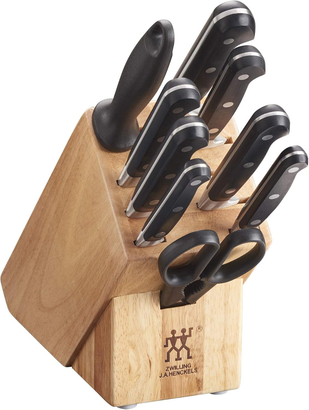 ZWILLING Professional S 10-Piece Knife Block Set, German Steel, Dishwasher Safe I63598