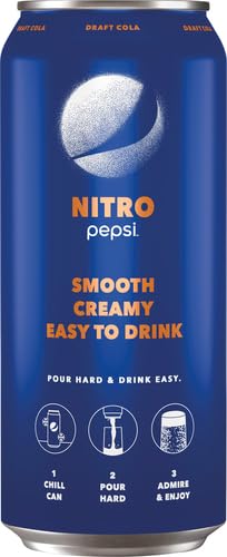 Pepsi Draft Cola, 13.65 Fl Oz Cans, 4-Pack E728