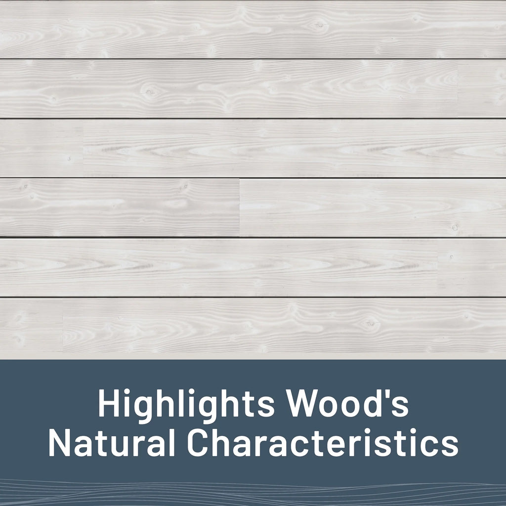 UFP-Edge Charred Wood Shiplap Boards 4-Pack, Smoke White T713446