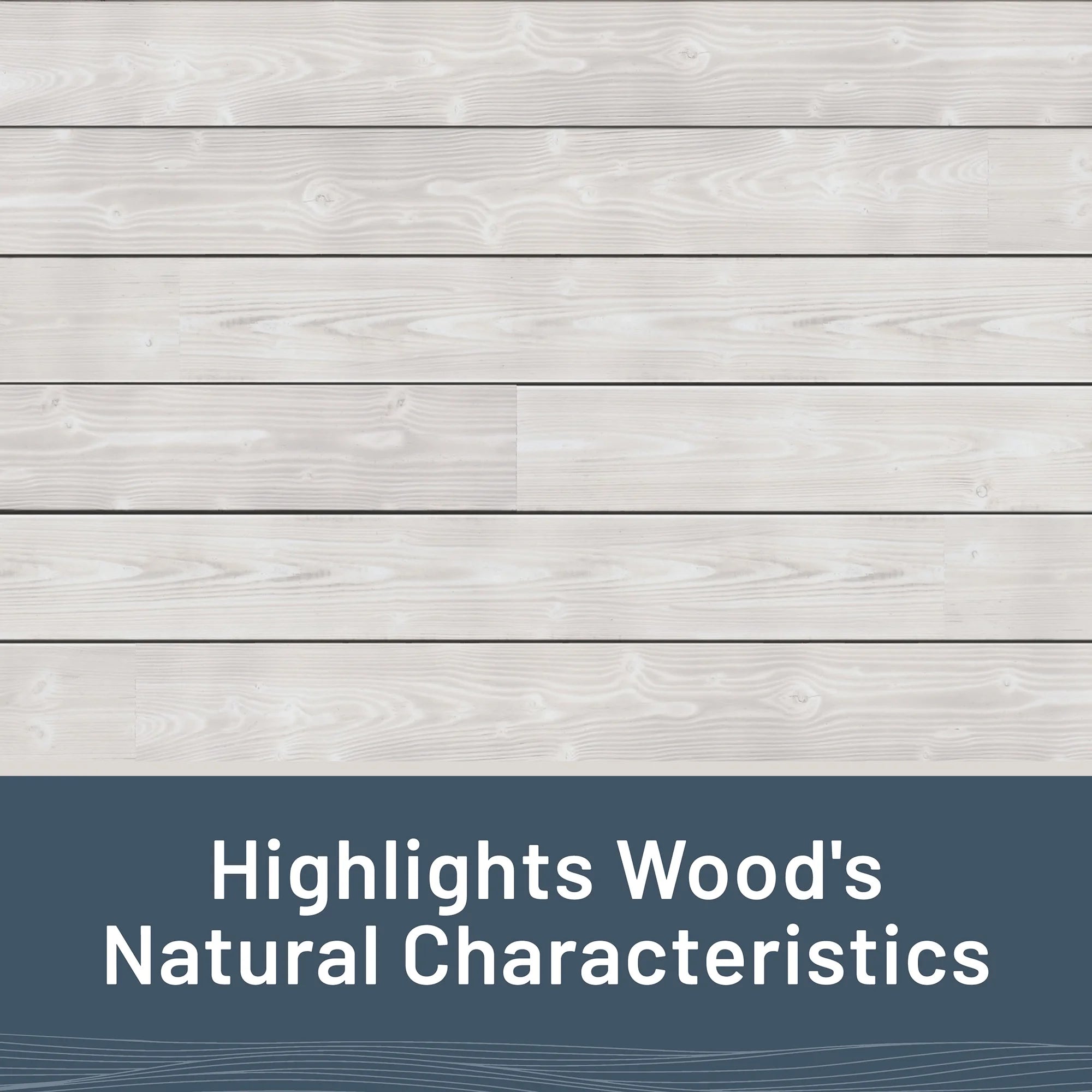 UFP-Edge Charred Wood Shiplap Boards 4-Pack, Smoke White T713446