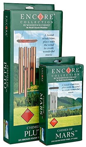 Wind Chimes Bronze Aluminum Tubes 27 Inch Outdoor Decor k7m