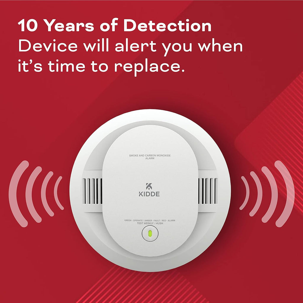 Kidde Smoke & Carbon Monoxide Detector, AA Battery Powered, 1 Pack B52263