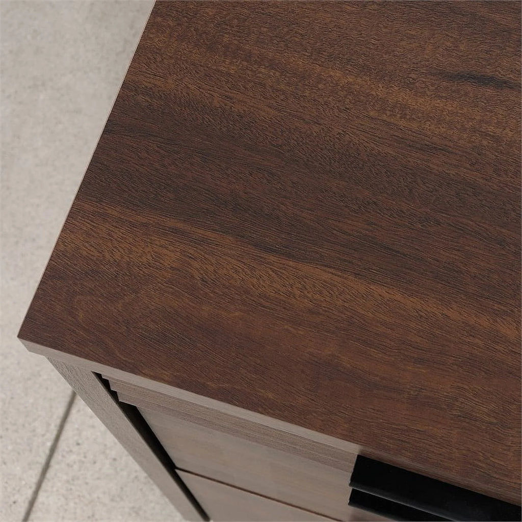 Pemberly Row 72" Wooden Computer Desk in Spiced Mahogany M418710
