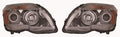 For Mercedes-Benz GLK350 Headlight Assembly 2010 2011 2012 Pair Driver and Passenger Side Halogen CAPA For MB2502188 | 204 820 72 59