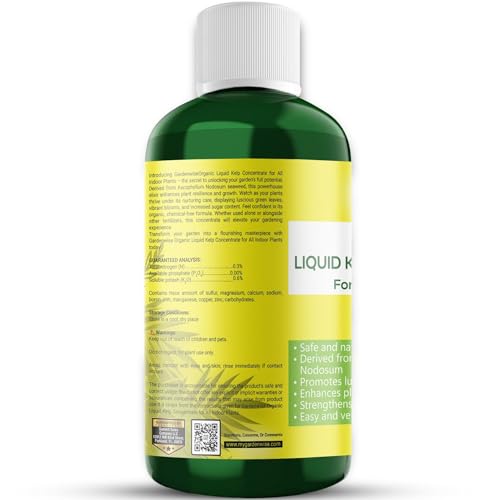 Organic Kelp Seaweed Concentrate Liquid Fertilizer for Indoor Plants 8oz k7