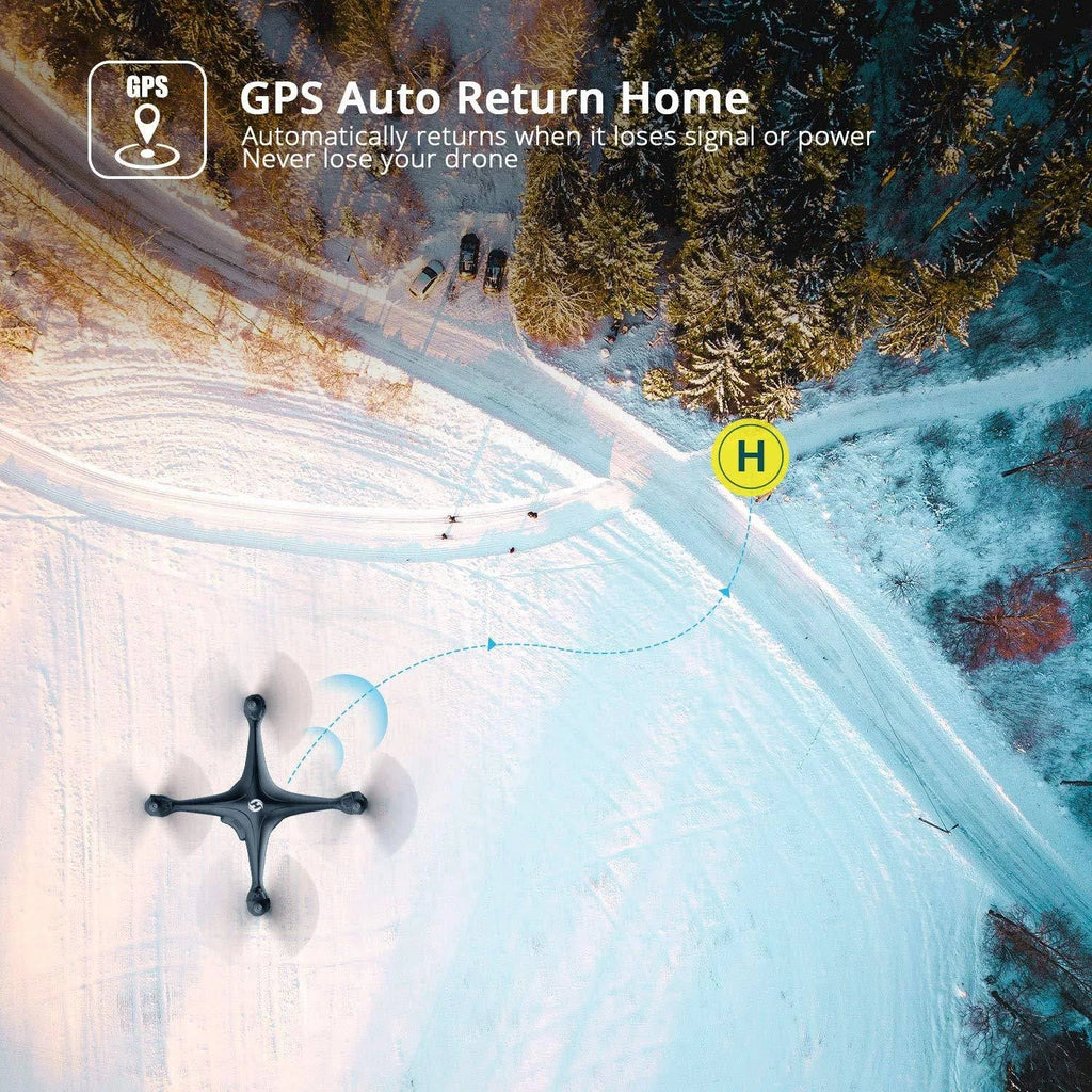 2K FPV Camera Drone with GPS Return Home for Adults k7
