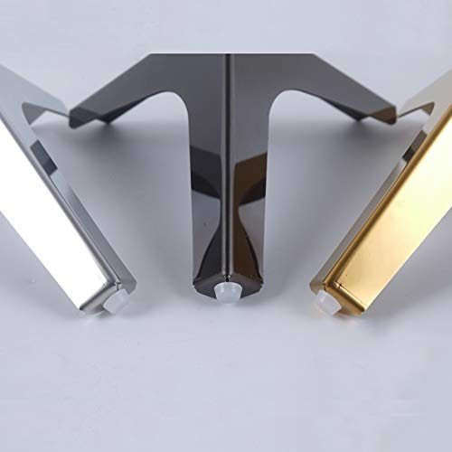 zwhw Iron Furniture Feet Triangular Sofa Legs with Screws, 4 Pack, 500kg Load, 4.5 Inch T441
