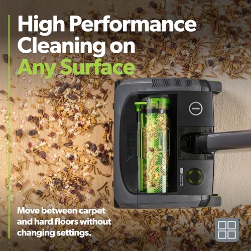 Cordless Vacuum Cleaner with Anti-Hair Wrap Brush Bar for Carpet and Hardwood Floors k7m