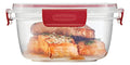 Rubbermaid Easy Find Lids 14-Cup Food Storage Container, Clear with Red Tabs