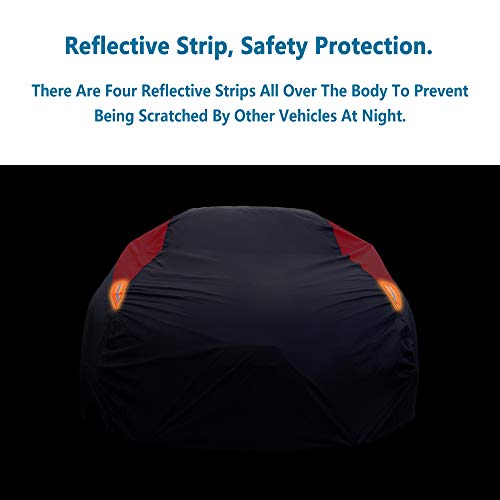 Waterproof All Weather Car Cover for Sedan 186-193 inch W20359