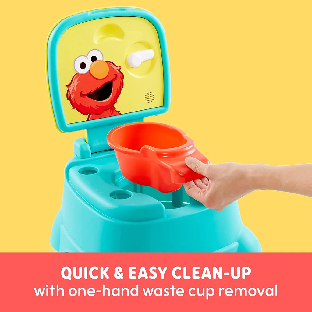 Sesame Street Elmo 3-in-1 Potty Chair, Toilet Trainer, and Step Stool - Blue A51442