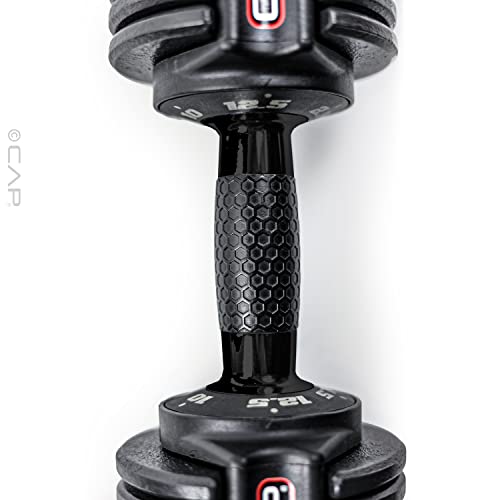 CAP Barbell ADJUSTABELL Adjustable Round Dumbbell Weights G67342