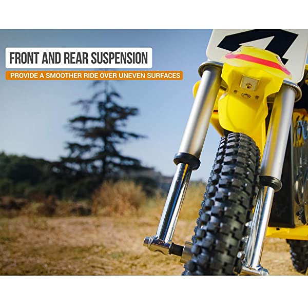 Electric Motocross Off-Road Bike MX650 Yellow k7p