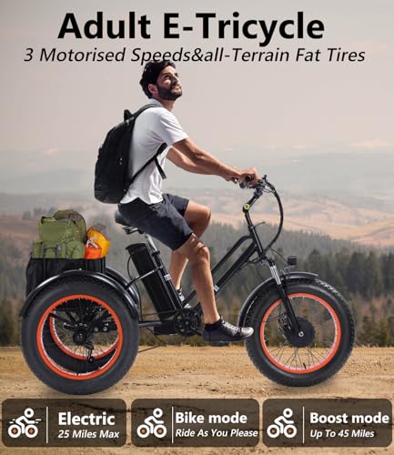 Electric Tricycle 3 Wheel Bike for Adults a7