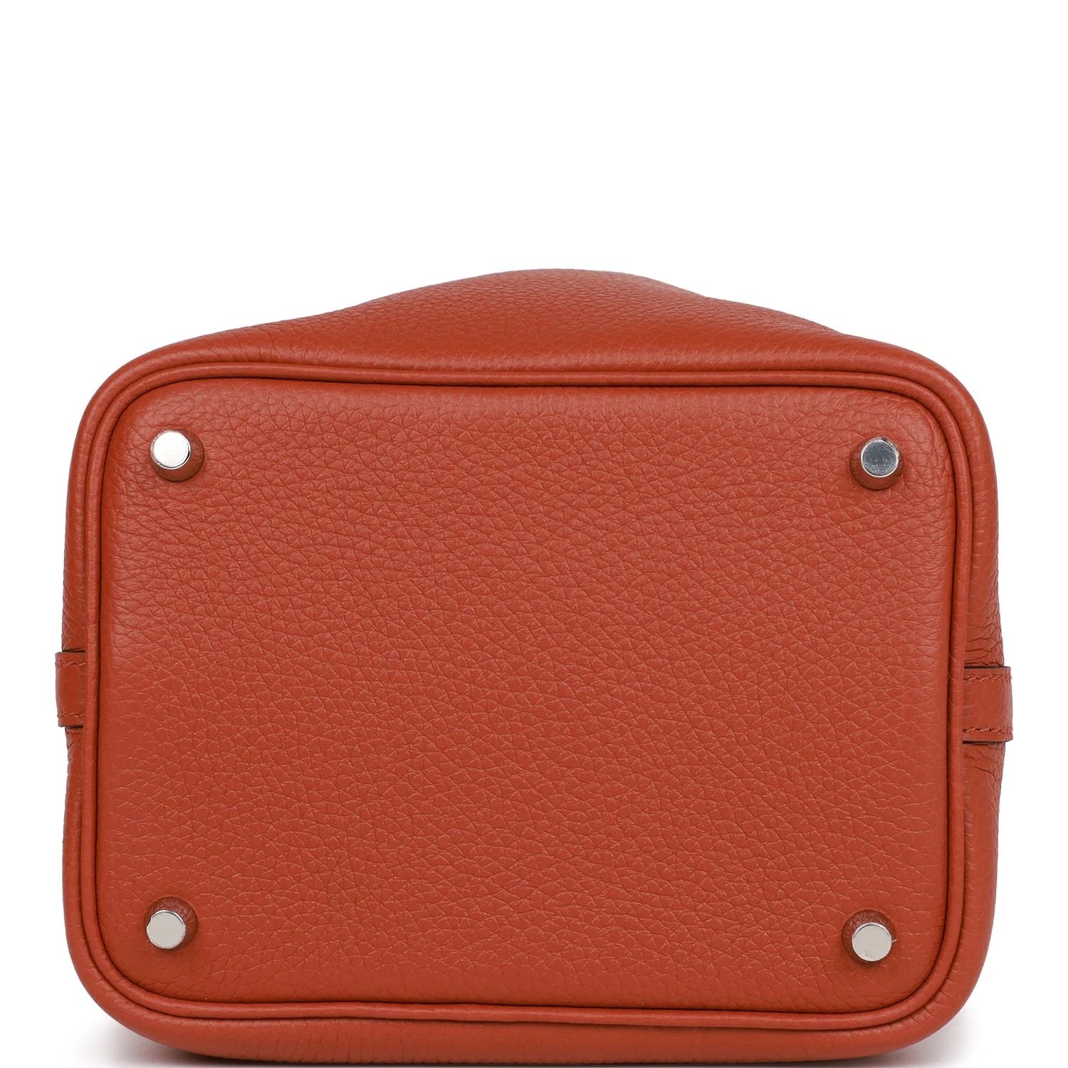 Cuivre Clemence Leather Handbag 18 with Palladium Hardware k7