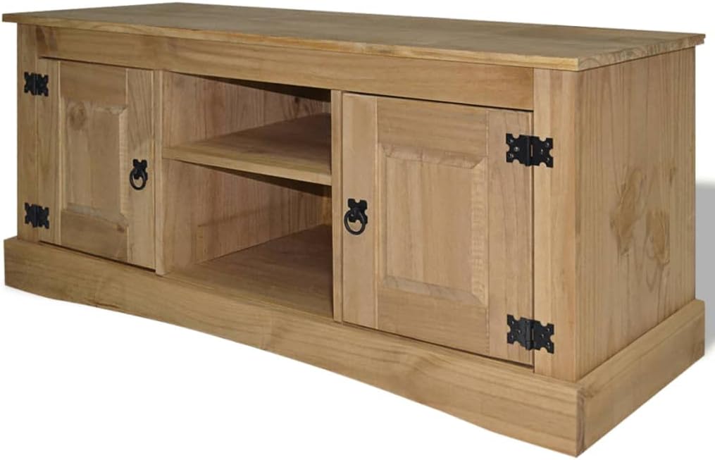 TV Cabinet Mexican Pine Corona Range,Living Room Furniture,Media Console,TV Unit,HiFi Cabinet,Lowboard,for Bedroom,Living Room,Storage,Entertainment Center Furniture,47.2"x15.7"x20.5"