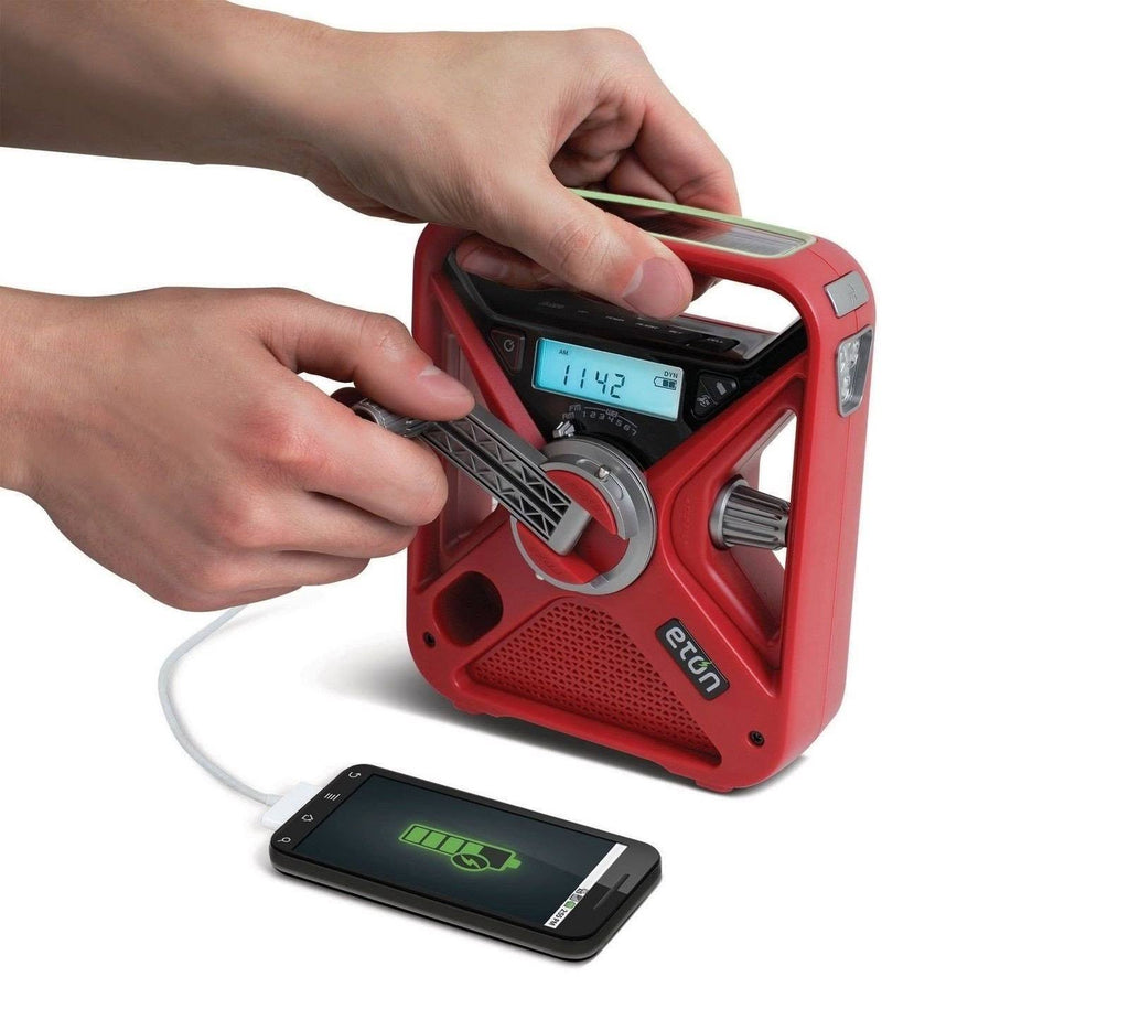 Hand Crank NOAA Weather Alert Radio with Smartphone Charger k7m