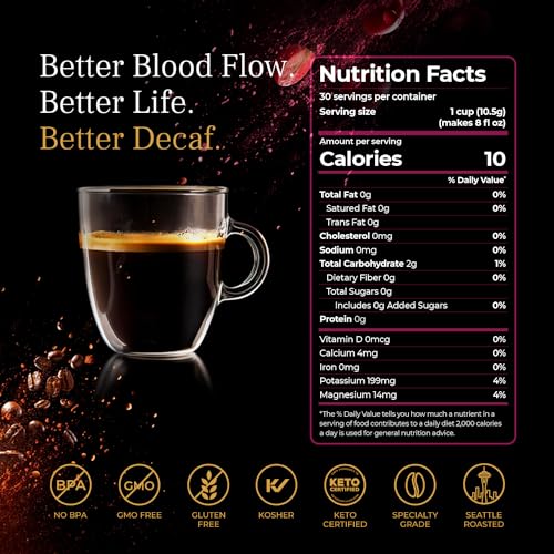 VINIA Blood Flow Energy Coffee Pods, Medium Roast, 30 Ct C4802
