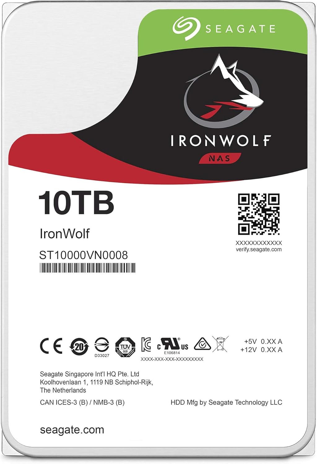 10TB NAS Internal Hard Drive CMR 3.5 Inch SATA 7200 RPM k7