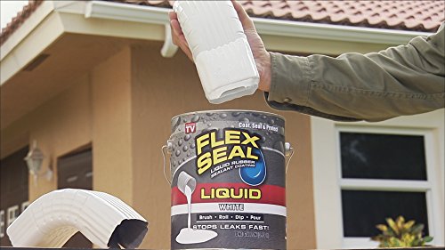 Flex Seal Liquid 32 oz White Liquid Rubber Coating Sealant Waterproof UV Resistant Q468