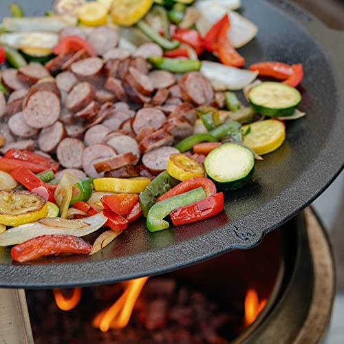 Solo Stove Large Cast Iron Wok Top for Bonfire and Yukon Fire Pit A729