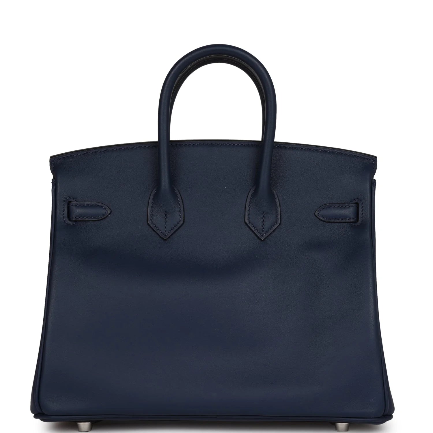 Birkin 25 Bleu Navy Swift Palladium Hardware a7