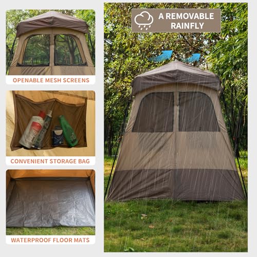Portable Outdoor Shower Tent with Privacy Shelter k7p