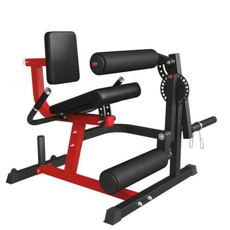 Syedee Leg Extension and Curl Machine, Lower Body Special Leg Machine, Adjustable Leg Exercise Bench with Plate Loaded, Leg Rotary Extension for Thigh - Sports Supplies Online Store