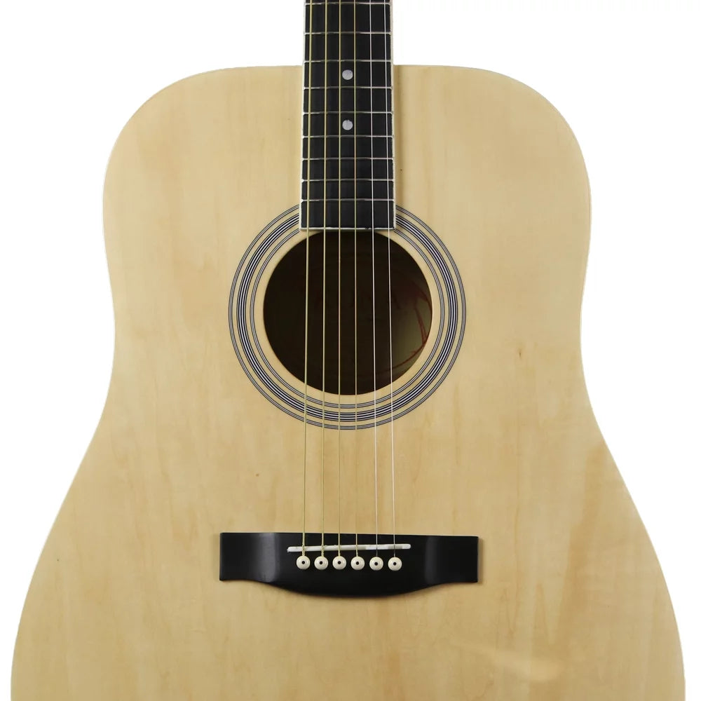 Acoustic Dreadnought Guitar 41 Inch Natural Finish k7