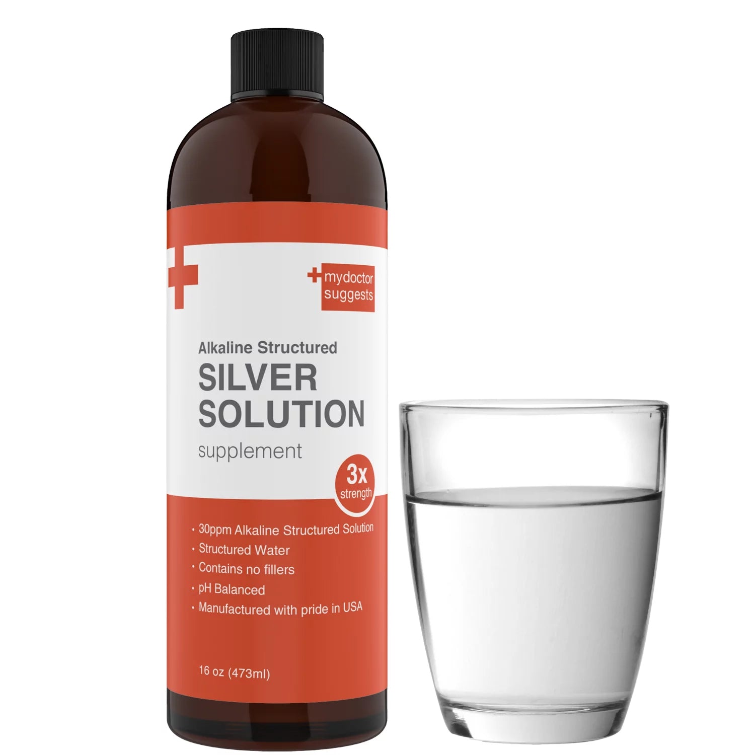 Colloidal Silver Liquid 30ppm pH Balanced - 16 oz H716230