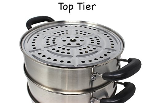 CONCORD 3 Tier Stainless Steel Steamer Set 32 cm U104908